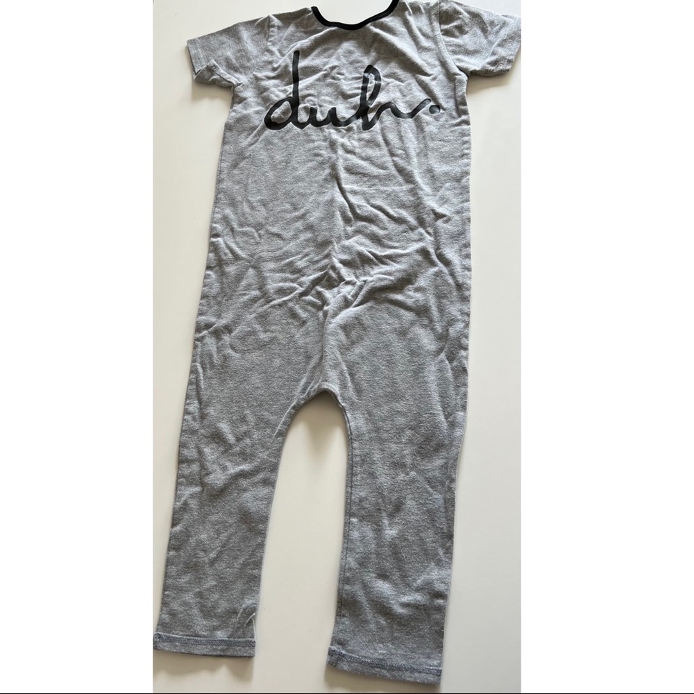 RAGS Romper {Grey- duh}